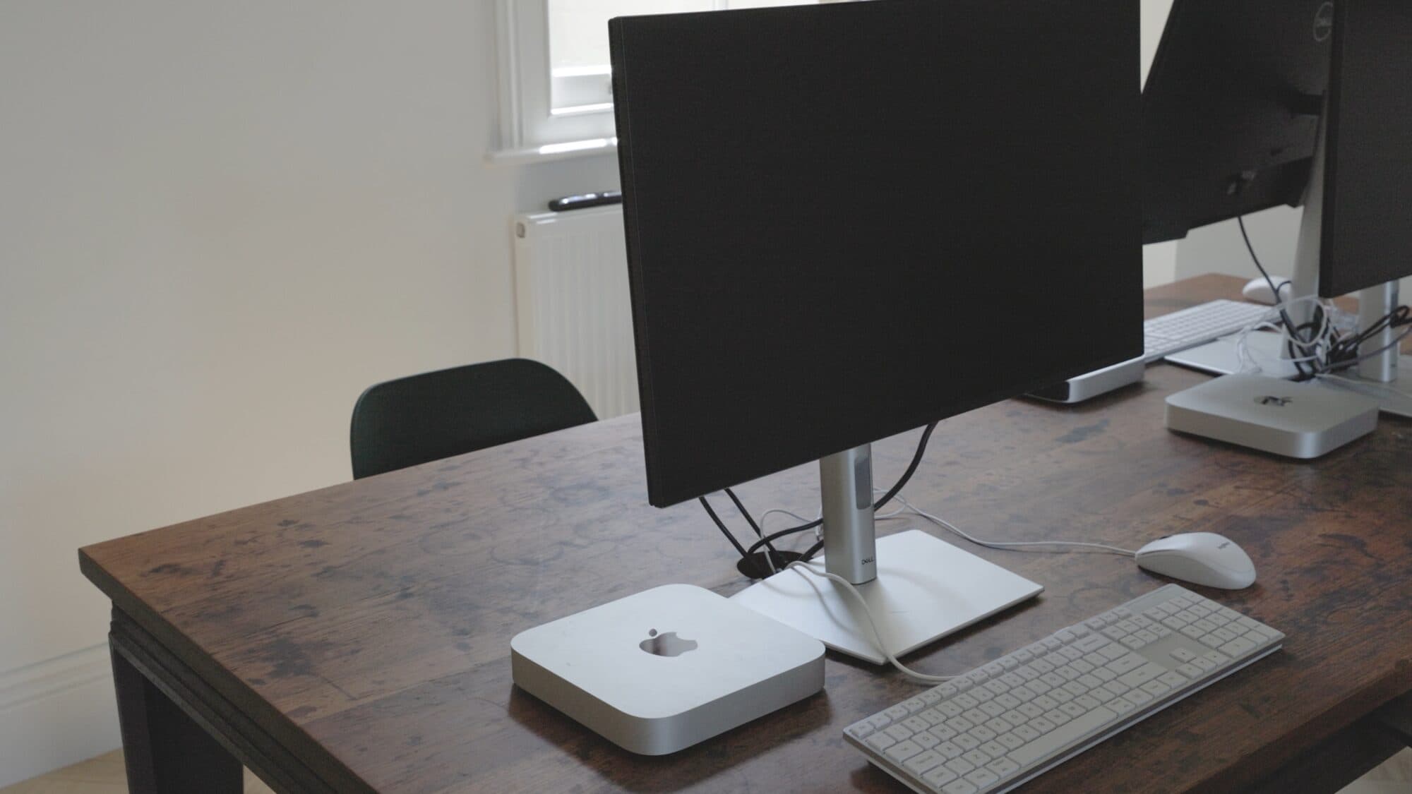 Front table with reception materials